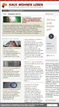 Mobile Screenshot of haus-wohnen-leben.de